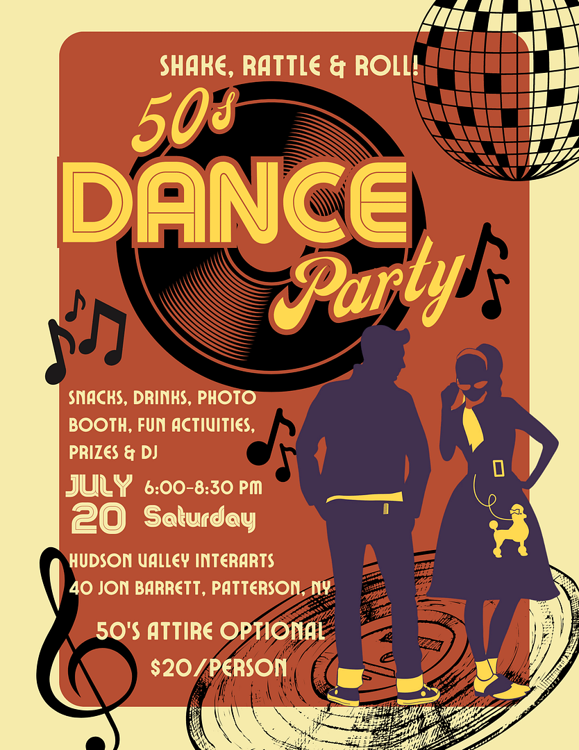 50s Shake, Rattle, and Roll Dance Party!